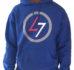 L-Seven Heavy (Royal Blue) Fleece Hoodie