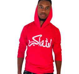 L-Seven Long Sleeve Hooded Arabic Script God is Great Long Sleeve Dri-Tech Tee