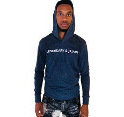 L-Seven Long Sleeve Hooded Legendary Square Dri-Tech Tee