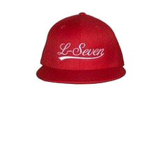 Fitted Cap With Cursive L7 Script