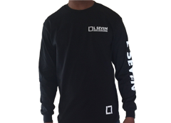 Black L-Seven PULL UP Long Sleeve Tee
