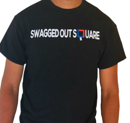 Black L-Seven Swagged Out Square Dri-Tech T-Shirt