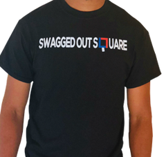 Black L-Seven Swagged Out Square Dri-Tech T-Shirt