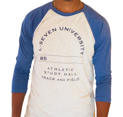 L-Seven University Dri-Tech Baseball Shirt