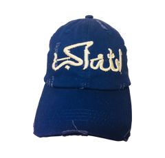 Royal Blue L-Seven Arabic Script God is Great Dad Cap